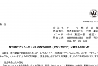 6 株式 会社 プライム キャスト 2024